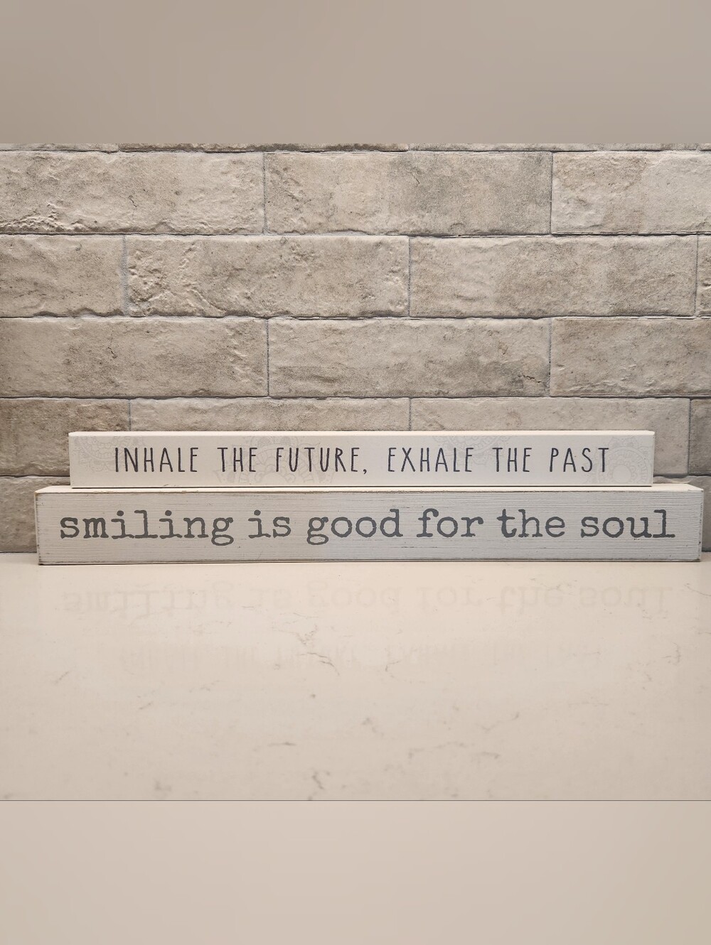 Positive Quote Wooden Decor